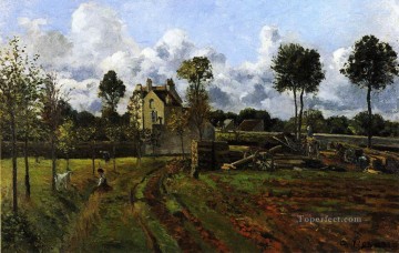 paisaje en pontoise Camille Pissarro Pinturas al óleo